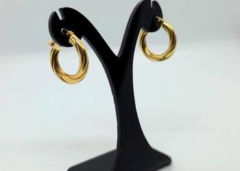 Złote kolczyki próby 585 - 1,10g