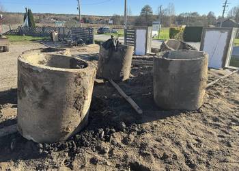 KRĄG betonowy 100cm / 100cm wys. gr. ścianki 10cm - transport