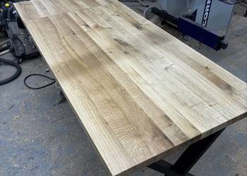 Dębowy stół loft rozkładany, z dostawką