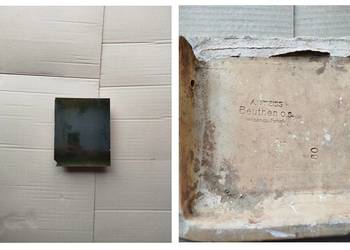 Kafel Piecowy Zabytkowy A. PREISS Beuthen O. S. Verbands - Fabrik Zielony