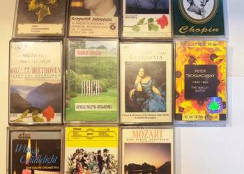 Kaset audio magnetofonowe muzyka poważna zestaw