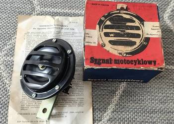 NOWY KLAKSON SYGNAŁ MOTOCYKLOWY BELMA 1976r WSK 175 JUNAK SHL LELEK DUDEK