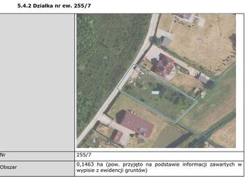 Syndyk sprzeda –działka nr ew. 255/7 – obręb Wierzbowo, gmina Zambrów