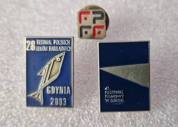 28 i 41 Festiwal Polskich Filmów Fabularnych w Gdyni - piny