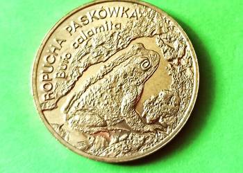 2 zł 1998 r. Ropucha Paskówka 2 zł 1998 r. Ropucha Paskówka