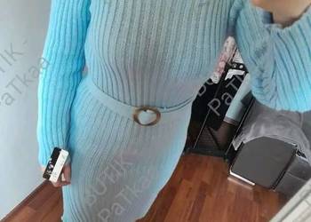 Sukienka dzianinowa w przepięknym kolorze