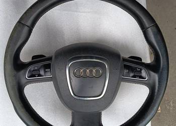 Kierownica multi skóra łopatki Airbag Audi S5 A4 B7 B8 A5 A6 C6 A8 D3 Q7