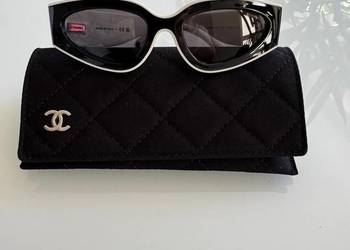 Okulary przeciwsłoneczne Chanel kocie oczy