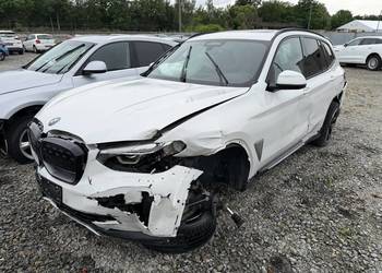 BMW iX3 Impressive 2021r 45 tys km Automat Elektryk Uszkodzony OKAZJA