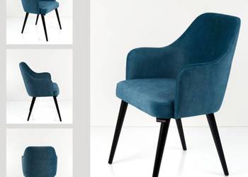 Krzesło DELUXE prosto od producenta EMRA WOOD RK-9 Turkus