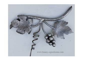 Elementy kute metalowe rozeta 7