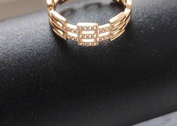 Obrączka z dodatkiem cyrkoni Stal chirurgiczna