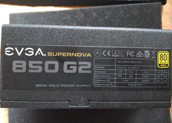 Zasilacz EVGA 850W SuperNOVA G2 (220-G2-0850-XR) chyba uszkodzony
