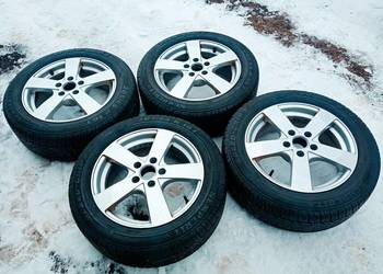 Felgi Aluminiowe z oponami 16cali  5x100 ET37 OC65 -Vw Seat Skoda Audi
