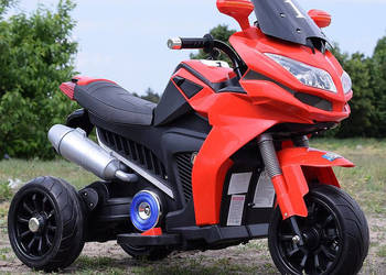 Autko motorek MOTOR 3 KOŁOWY ścigacz auto jeździk MOTOREK dla dzieci red