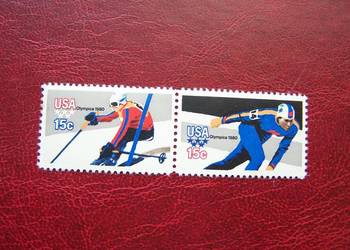 USA 1980 MNH Mj. 1411/12 Sport Olimpiada Lake Placid 80