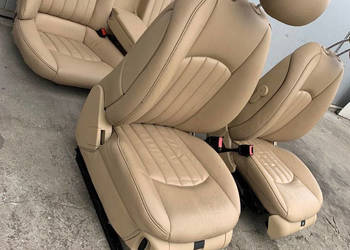 Mercedes CLS 219 beżowe fotele kanapa beż grzane fotel prze…