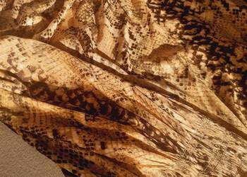 bluzka wzór skóra węża H&M M