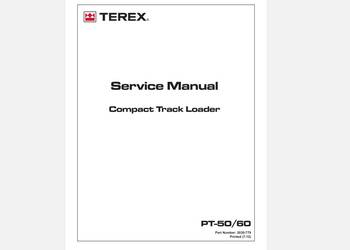 TEREX PT50 PT60 ładowarka instrukcja naprawy PL
