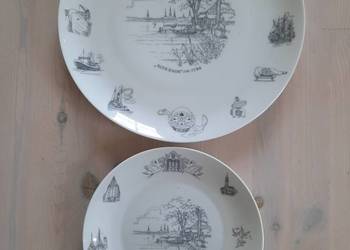 Talerze pamiątkowe Rosenthal Glashaus Rode&Zerrath Hamburg