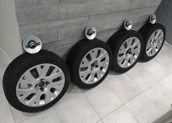 KOMPLET oryginalnych KÓŁ Alufelg r 17 Citroen C4 I 04-10 4x108 z oponami