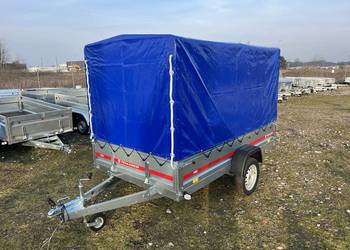 Plandeka ze stelażem do przyczepy Temared 2615 h-160 cm