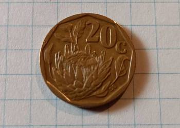 20 CENTÓW 1995 ROK - RPA ( REPUBLIKA POŁUDNIOWEJ AFRYKI )