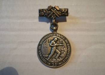 Odznaka za długoletnią pracę w górnictwie -35 lat.Srebrna.