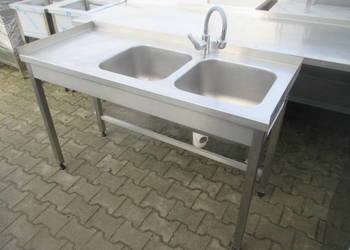 ZLEW GASTRONOMICZNY 2 KOMOROWY 140/60/85