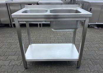 Zlew 2 Komorowy z Półką 90/60/85 cm M.1344 N