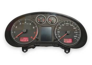 LICZNIK ZEGARY 8P0920930M Audi A3 8P 2.0 TFSI 3.2 V6 Benzyna 34 464km eu