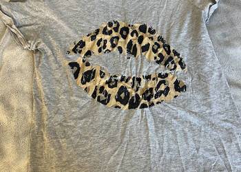 T-shirt / koszulka / bluzka z krótkim rękawem szara | buziak/całus