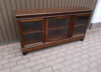 Komoda Niska RTV Dębowa 143 Zgrabna Stara Antyk Po Renowacji Okazja.