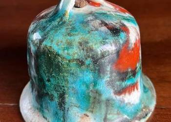 Dzwonek ceramiczny. Piękne kolory.