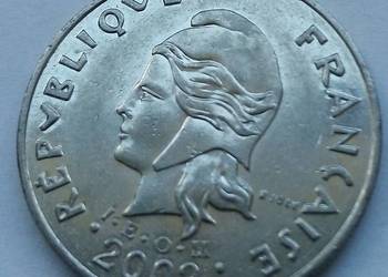 NOWA KALEDONIA-20 FRANKÓW-2002 r