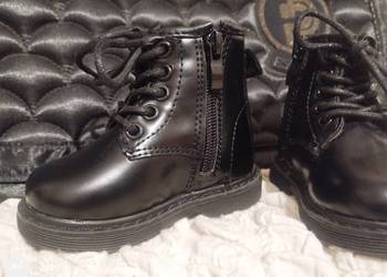 Skórzane traperki chłopięce