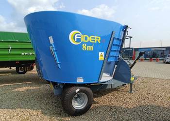 Wóz paszowy 8m3 paszowóz ZAMET Fider -dwubiegowy- nie at daf df agro alima