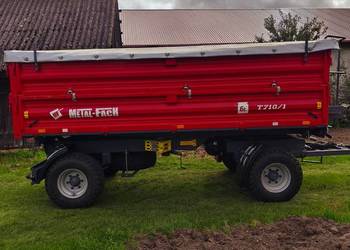 Przyczepa Rolnicza Dwuosiowa Wywrotka 6t METAL-FACH