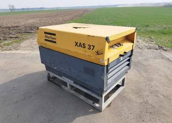 Kompresor sprężarka ATLAS COPCO XAS37 985 mth, silnik kubota