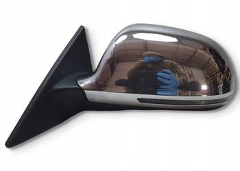 LUSTERKO LEWE KIEROWCY Audi S4 A4 B8 6 Pin kabli Chrom Aluminium Europa