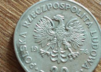 Szprzedam osme 20 zl 1974 rzzm