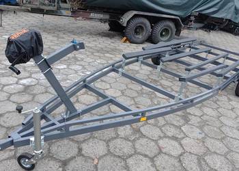Przyczepka do łodzi wędkarskiej 8m, portowa żaglówka jacht