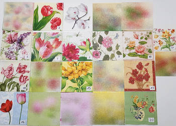 Serwetki decoupage zestawy 1 - 12
