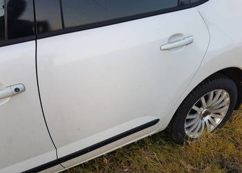 PEUGEOT 3008 I 2011 2012 DRZWI LEWE TYL TYLNE BIALE  KWED