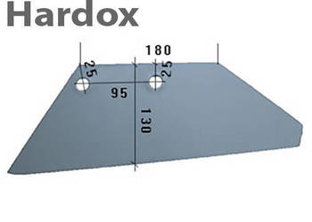 Lemiesz 300hektarów HARDOX 269799/L do pługa DOWDESWELL