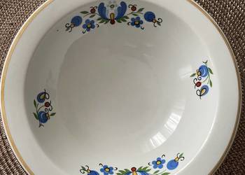 Lubiana wzór kaszubski miska PRL