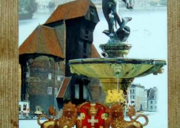 GDAŃSK - ŻURAW I FONTANNA NEPTUNA