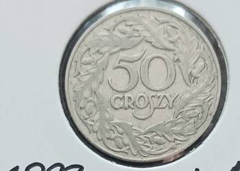 50 Groszy 1923 r. - nr. 1 -  Bardzo ładne
