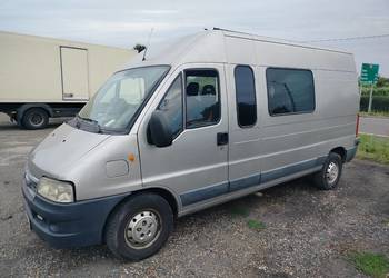 FIAT DUCATO 2.8JTD 128KM, hak, 9 osobowy, blacharka OK, Przegląd i OC jest