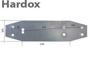 Płoza długa HARDOX 27530503/L WP-300 O do pługa RABEWERK